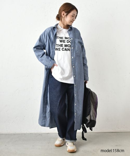 her.｜クラシック ダンガリーワンピース [[F-1274]][C]