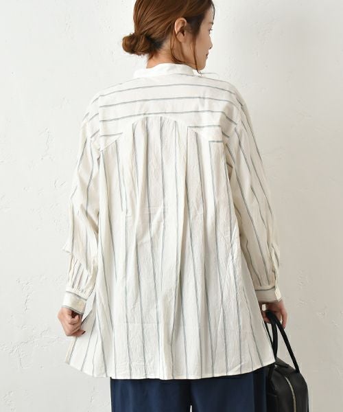 No18｜前ギャザー後ろ変形ヨークチュニック [[H24045]][C]