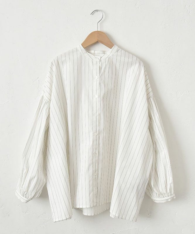 hagumu｜スタンドカラーシャツ [[hag-130]][C]