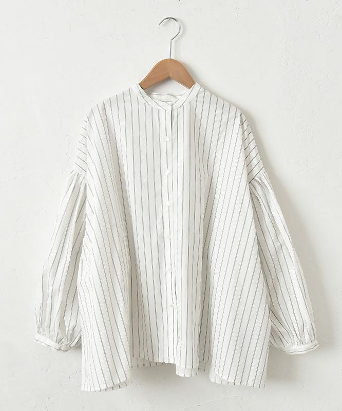 hagumu｜スタンドカラーシャツ [[hag-130]][C]