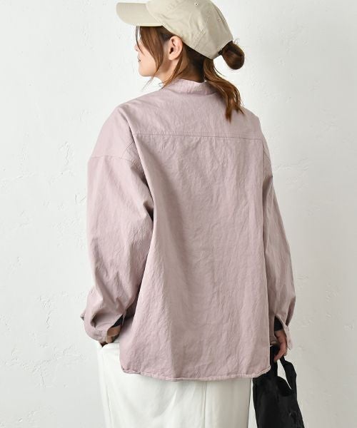 her.｜綿ナイロンシャツ [[CE3SH230204C]][C]