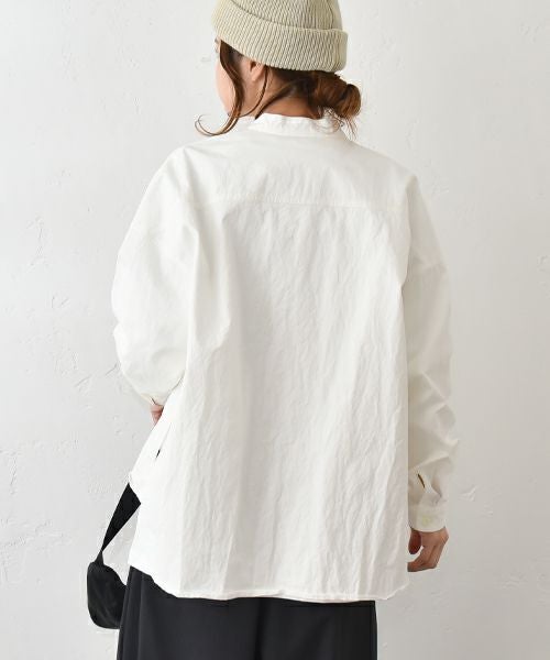 her.｜綿ナイロンシャツ [[CE3SH230204C]][C]