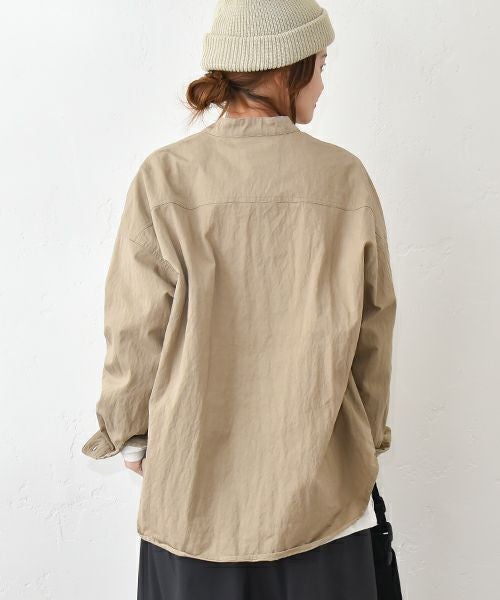 her.｜綿ナイロンシャツ [[CE3SH230204C]][C]