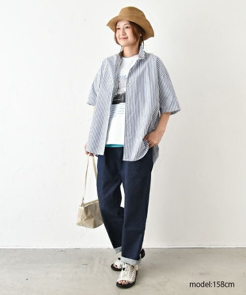 her.｜ストレッチデニムテーパードパンツ [[CE3PT240204A]][C]