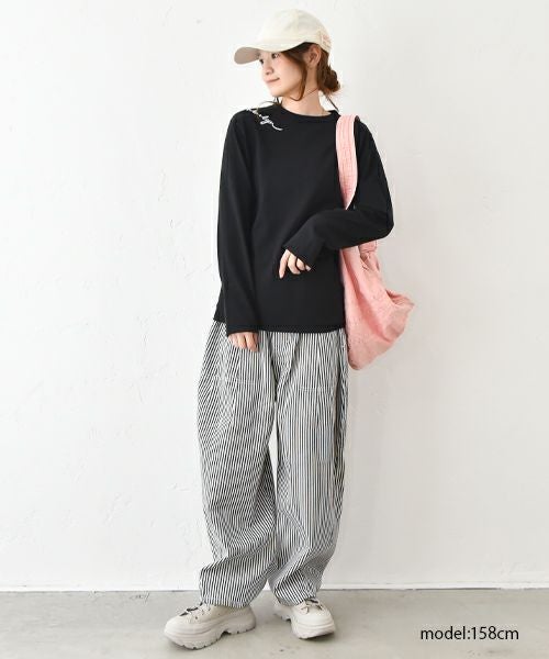 and quarter｜刺繍ヨークプルオーバー [[MA-910205]][C]