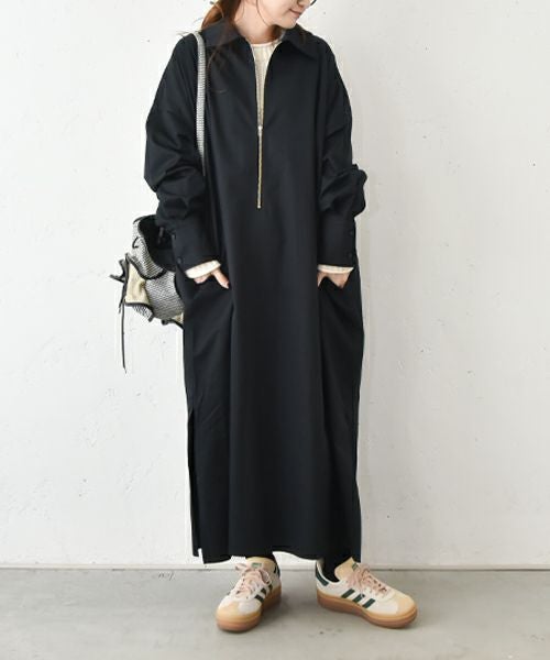 HUMS｜ハーフジップワンピース [[HUM-051]][C]