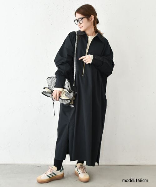 HUMS｜ハーフジップワンピース [[HUM-051]][C]