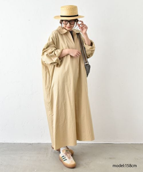 HUMS｜ハーフジップワンピース [[HUM-051]][C]