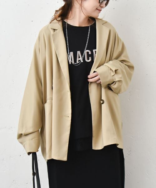 HUMS｜バックドロストジャケット [[HUM-054]][C]