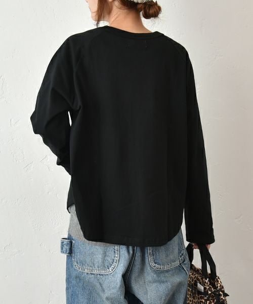 and quarter｜ラグラン10部袖ロゴロンT [[131286F]][C]