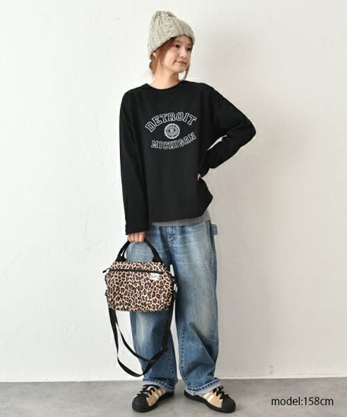 and quarter｜ラグラン10部袖ロゴロンT [[131286F]][C]