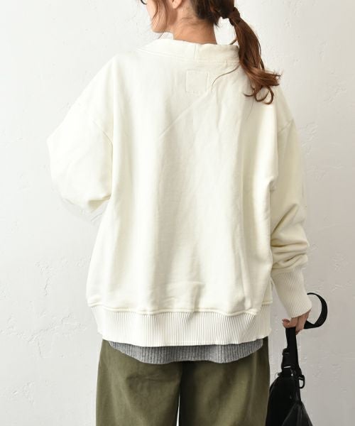 Our.｜Vネックスウェットカーティガン [[131304H]][C]