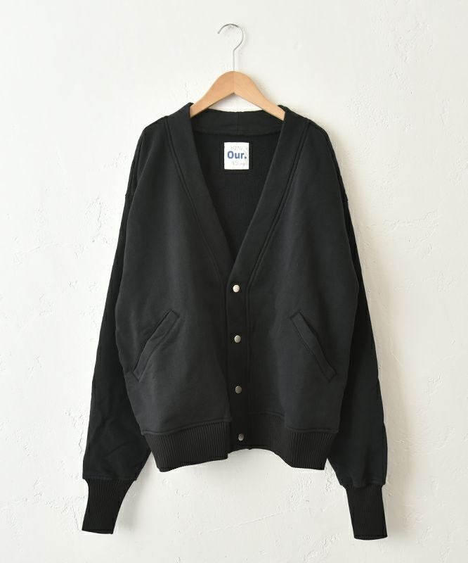 Our.｜Vネックスウェットカーティガン [[131304H]][C]