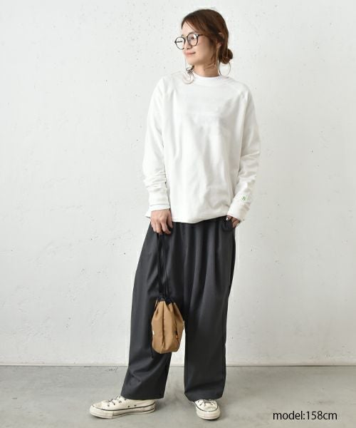 her.｜ミニ裏毛ラグランスウェットカットソー [[131301H]][C]