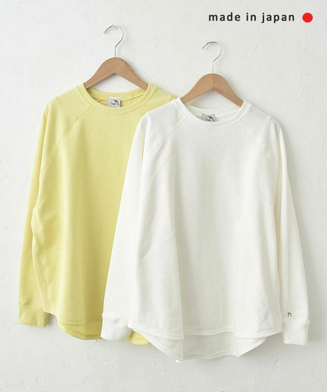 her.｜ミニ裏毛ラグランスウェットカットソー [[131301H]][C]