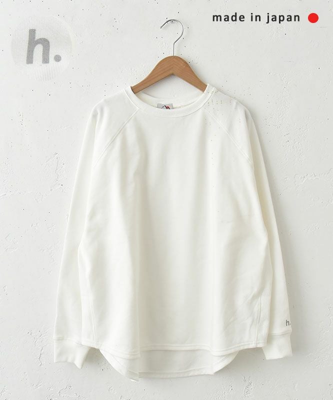 her.｜ミニ裏毛ラグランスウェットカットソー [[131301H]][C]