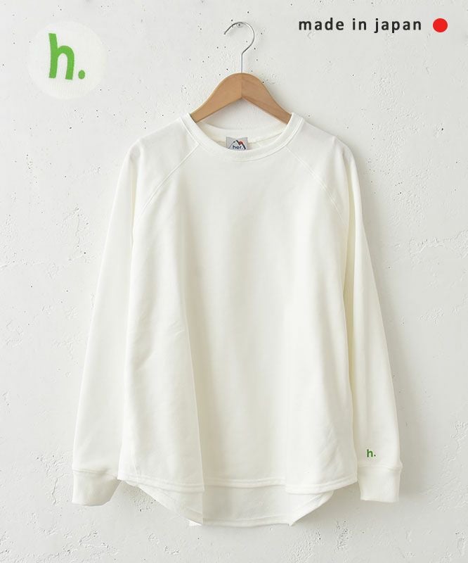 her.｜ミニ裏毛ラグランスウェットカットソー [[131301H]][C]