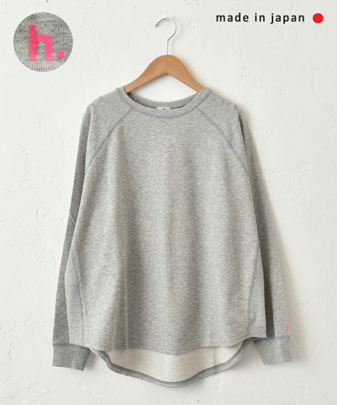 her.｜ミニ裏毛ラグランスウェットカットソー [[131301H]][C]