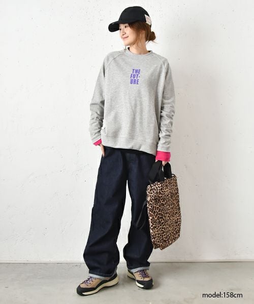 and quarter｜ミニ裏毛ロゴクルースウェット [[131300F]][C]