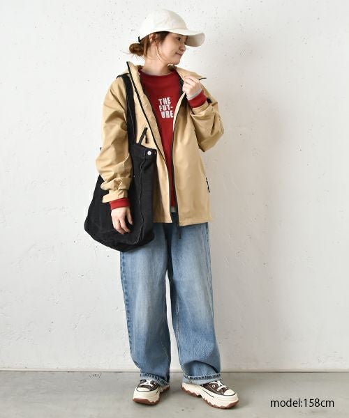 and quarter｜ミニ裏毛ロゴクルースウェット [[131300F]][C]