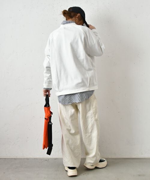 and quarter｜ミニ裏毛ロゴクルースウェット [[131300F]][C]