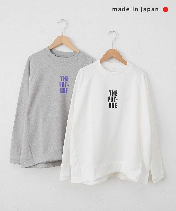 and quarter｜ミニ裏毛ロゴクルースウェット [[131300F]][C]