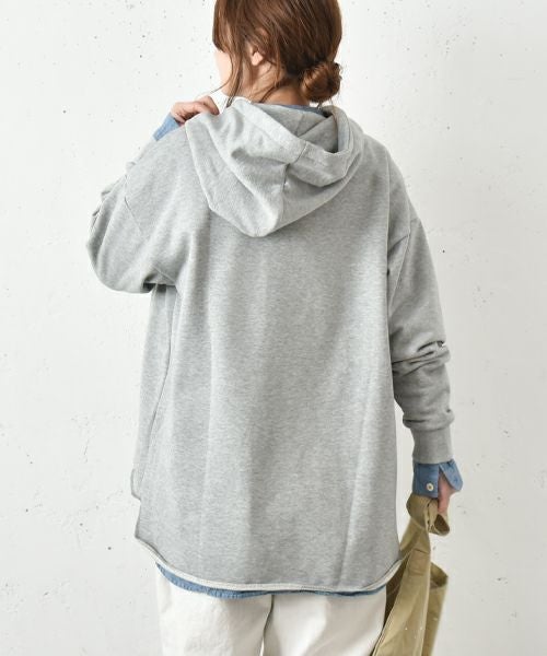 her.｜ロゴ入りスウエットフーディー [[131294H]][C]