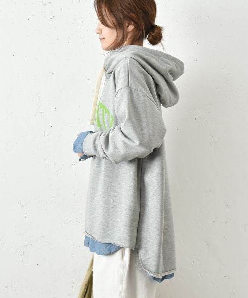 her.｜ロゴ入りスウエットフーディー [[131294H]][C]