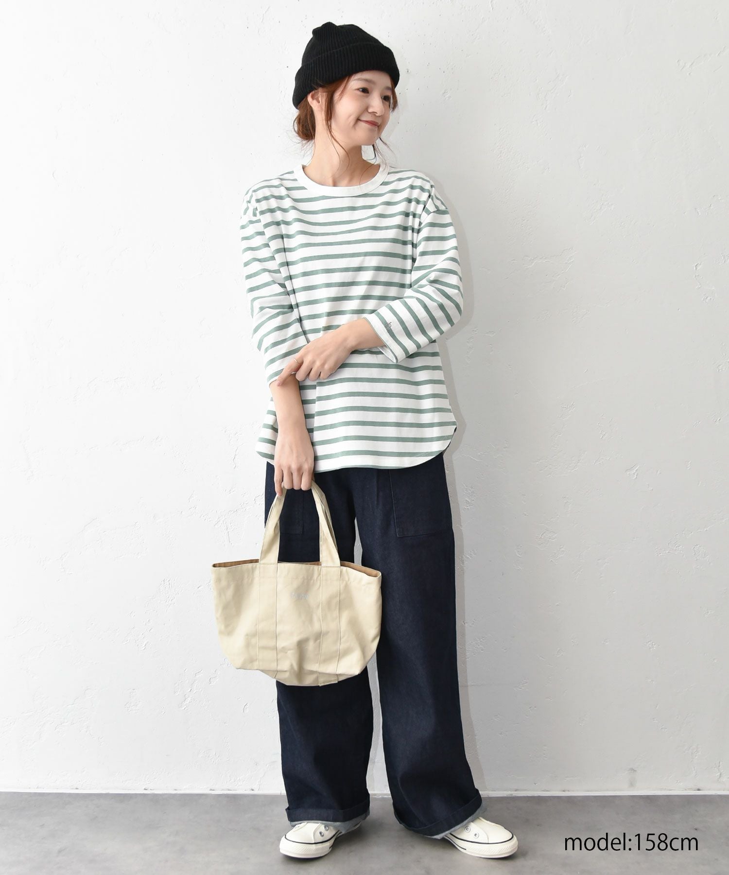 her.｜7分袖刺繍カットソー [[CE3CT230701B]][C] | ma28 ONLINE STORE