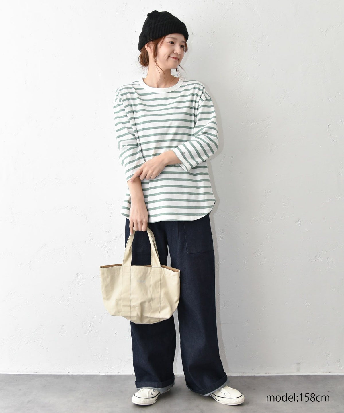 her.｜7分袖刺繍カットソー [[CE3CT230701B]][C]