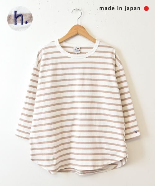 her.｜7分袖刺繍カットソー [[CE3CT230701B]][C]