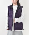 TAION｜NON DOWN MOUNTAIN REVERSIBLE W-JIP VEST [[TAION-R002WZNDMT]][D]