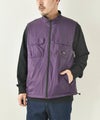 TAION｜NON DOWN MOUNTAIN REVERSIBLE W-JIP VEST [[TAION-R002WZNDMT]][D]
