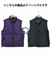 TAION｜NON DOWN MOUNTAIN REVERSIBLE W-JIP VEST [[TAION-R002WZNDMT]][D]