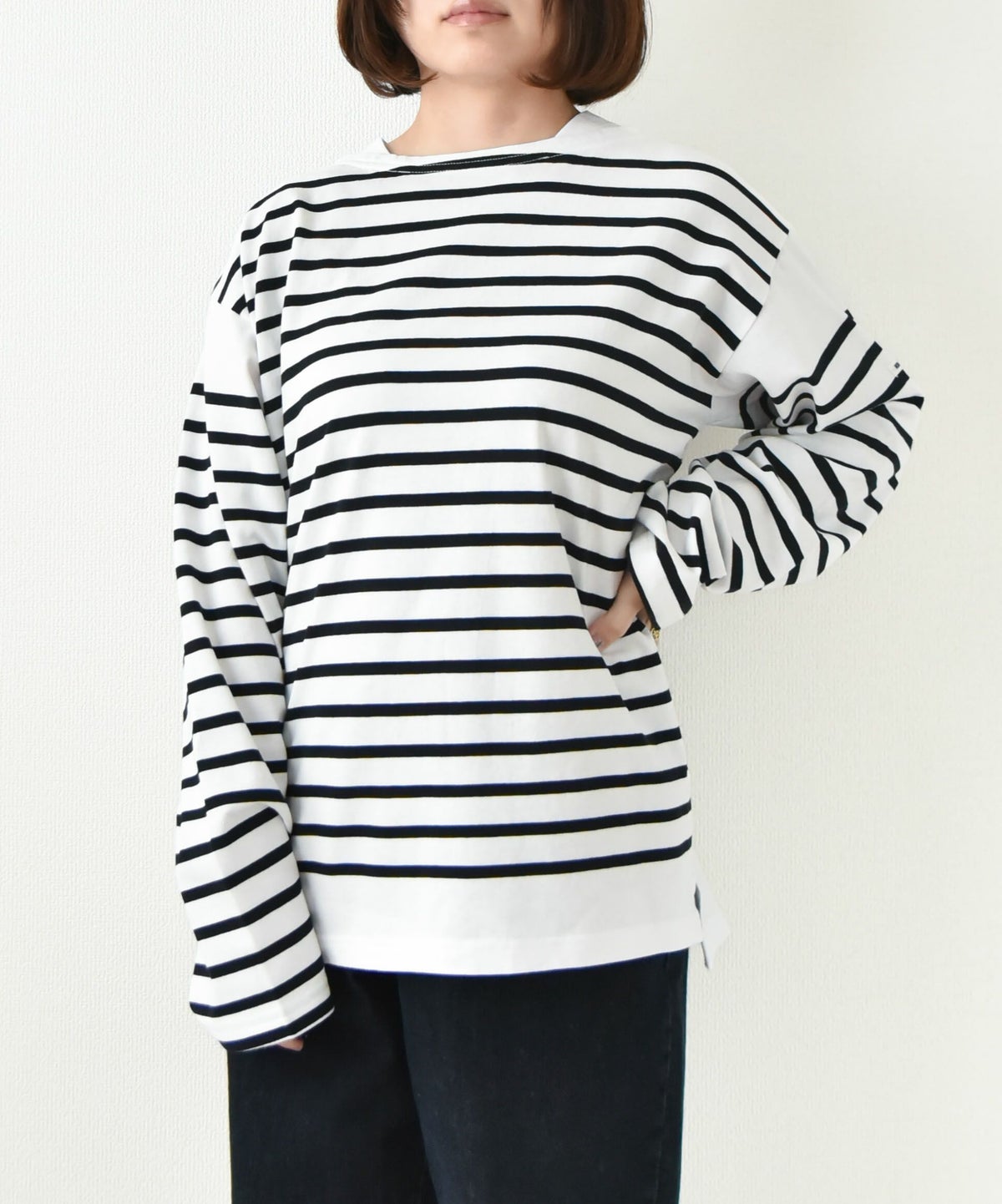 MONT KEMMEL｜ボーダーバスクシャツ [[MKL-000-251001]][D]