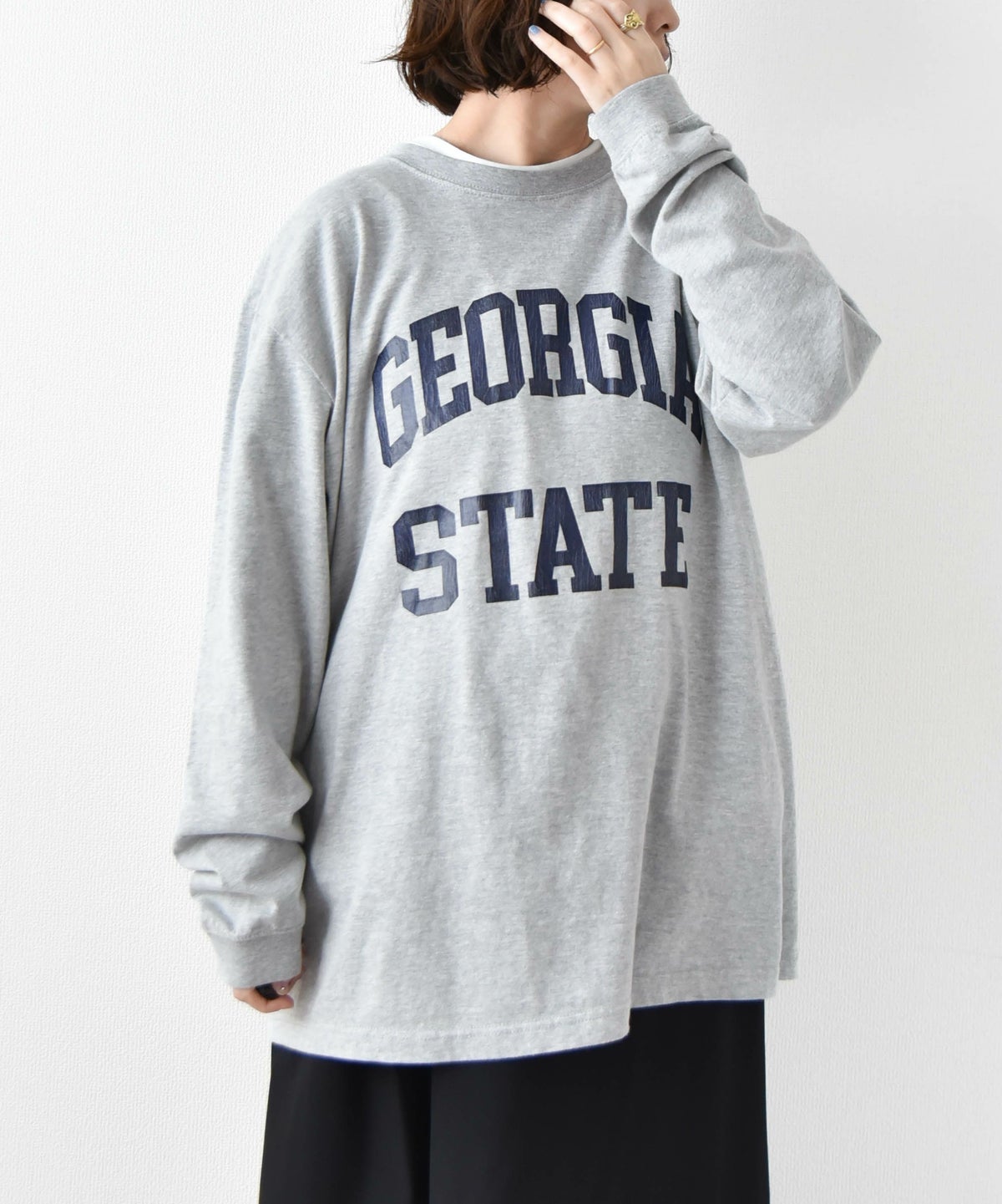 Barns｜Re:Producter 長袖プリントTシャツ【GEORGIA】 [[BR-25130]][D]