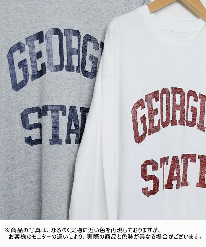 Barns｜Re:Producter 長袖プリントTシャツ【GEORGIA】 [[BR-25130]][D]