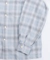 Barns｜Indigo Cotton Faded Check Shirt 長袖チェックシャツ[[BR-25139]][D]