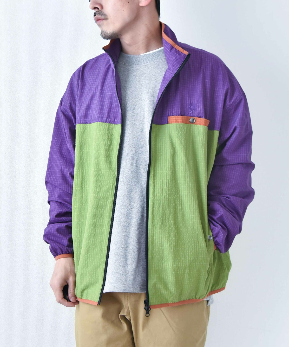 COB MASTER｜ナイロンリップストップ　スイッチングスタンドジャケット(撥水加工) [[430206]][D]