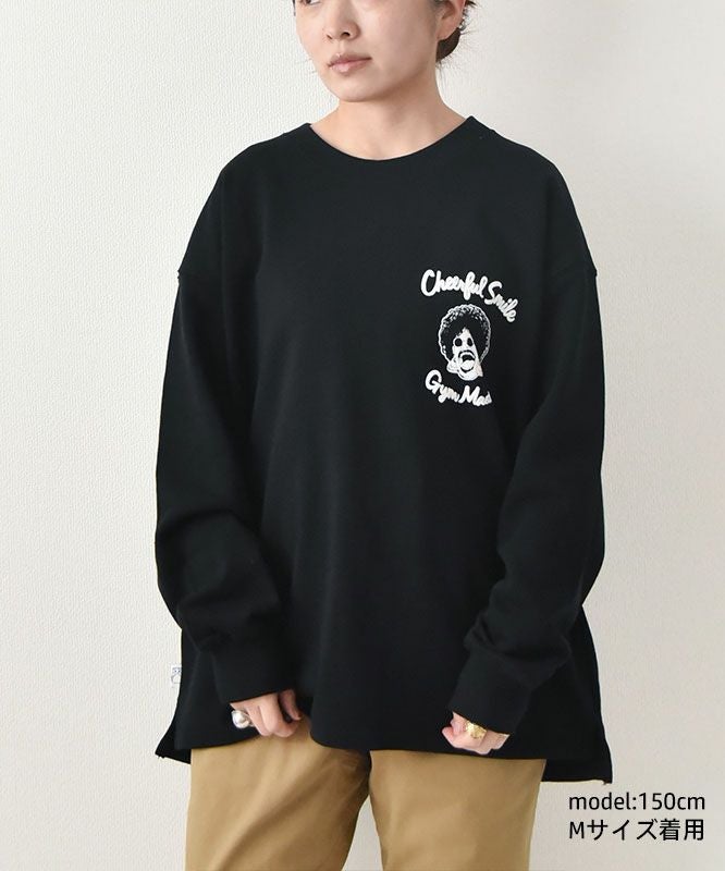 ジムマスター｜10.3oz Cheerful Smile スウェットビッグTee [[G421704-25]][D]