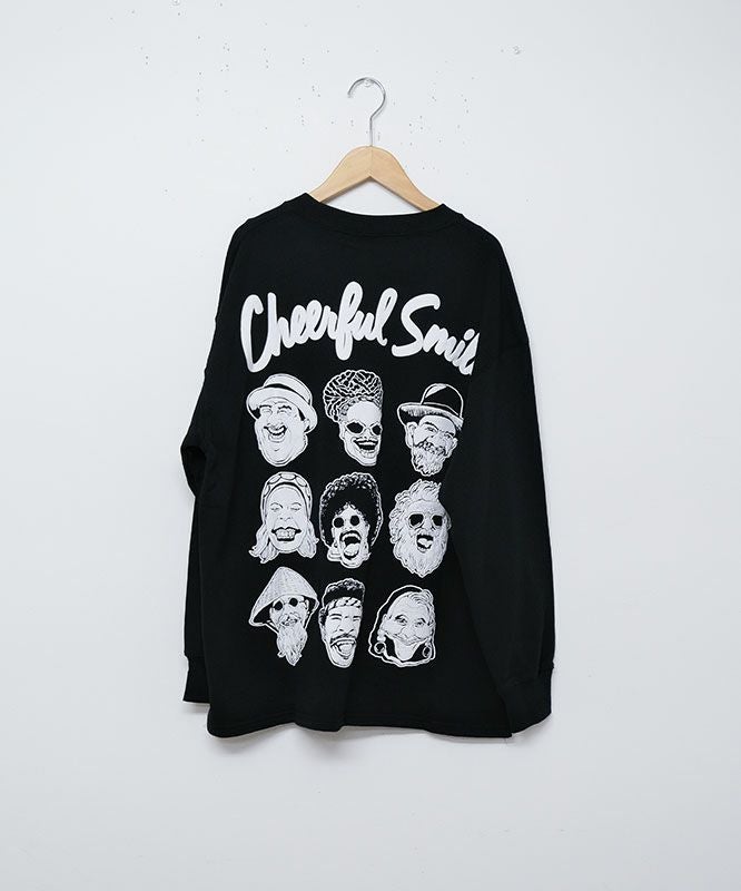 ジムマスター｜10.3oz Cheerful Smile スウェットビッグTee [[G421704-25]][D]