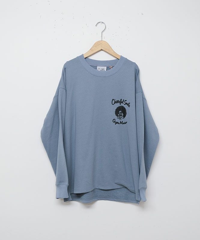 ジムマスター｜10.3oz Cheerful Smile スウェットビッグTee [[G421704-25]][D]