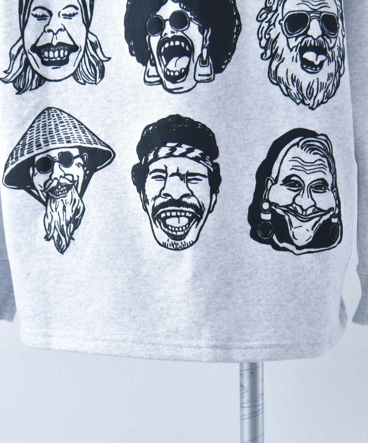 ジムマスター｜10.3oz Cheerful Smile スウェットビッグTee [[G421704-25]][D]