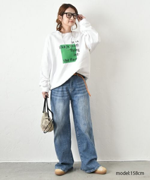 Like a moth.｜ロゴスウェット [[351003]][C]