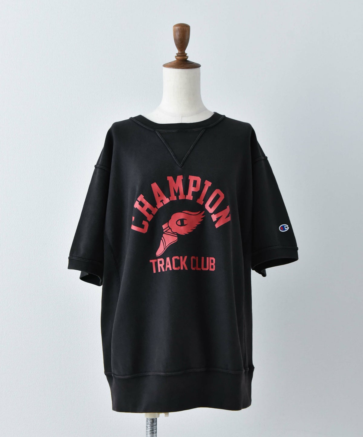 Champion｜リバースウィーブ ショートスリーブスウェットシャツ [[C3-B014]][D]