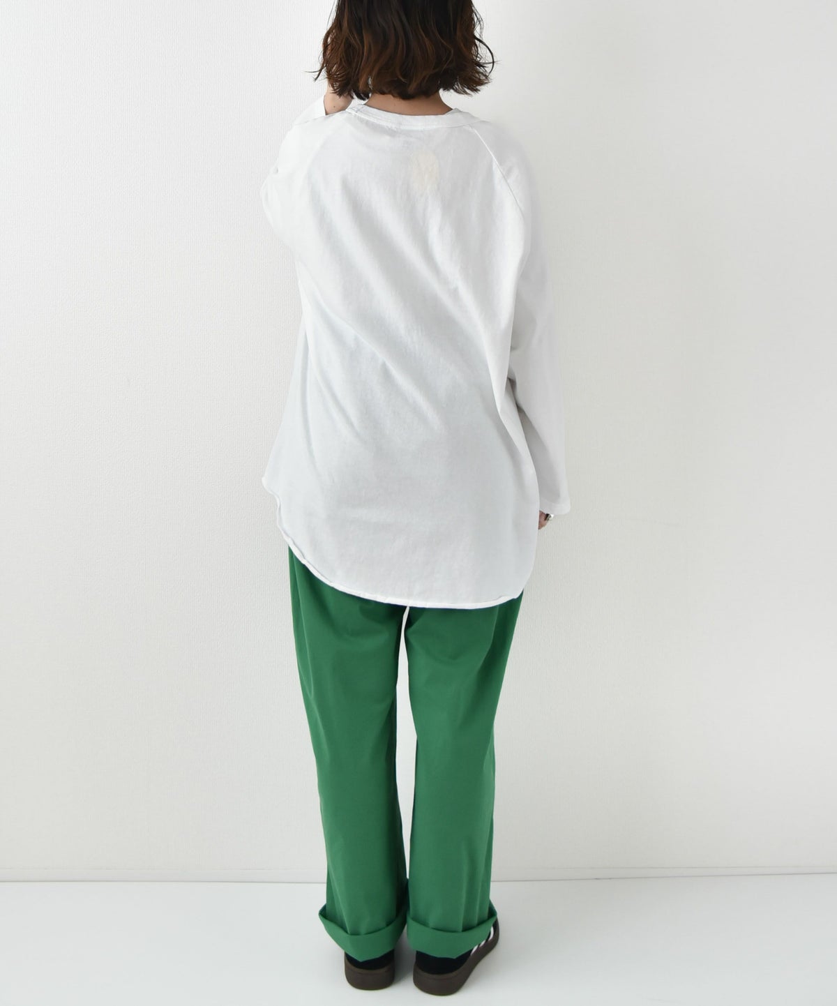 WALLA WALLA SPORT｜7分丈ベースボールTEE [[3/4 BASEBALL TEE SOLID-25SS]][D]