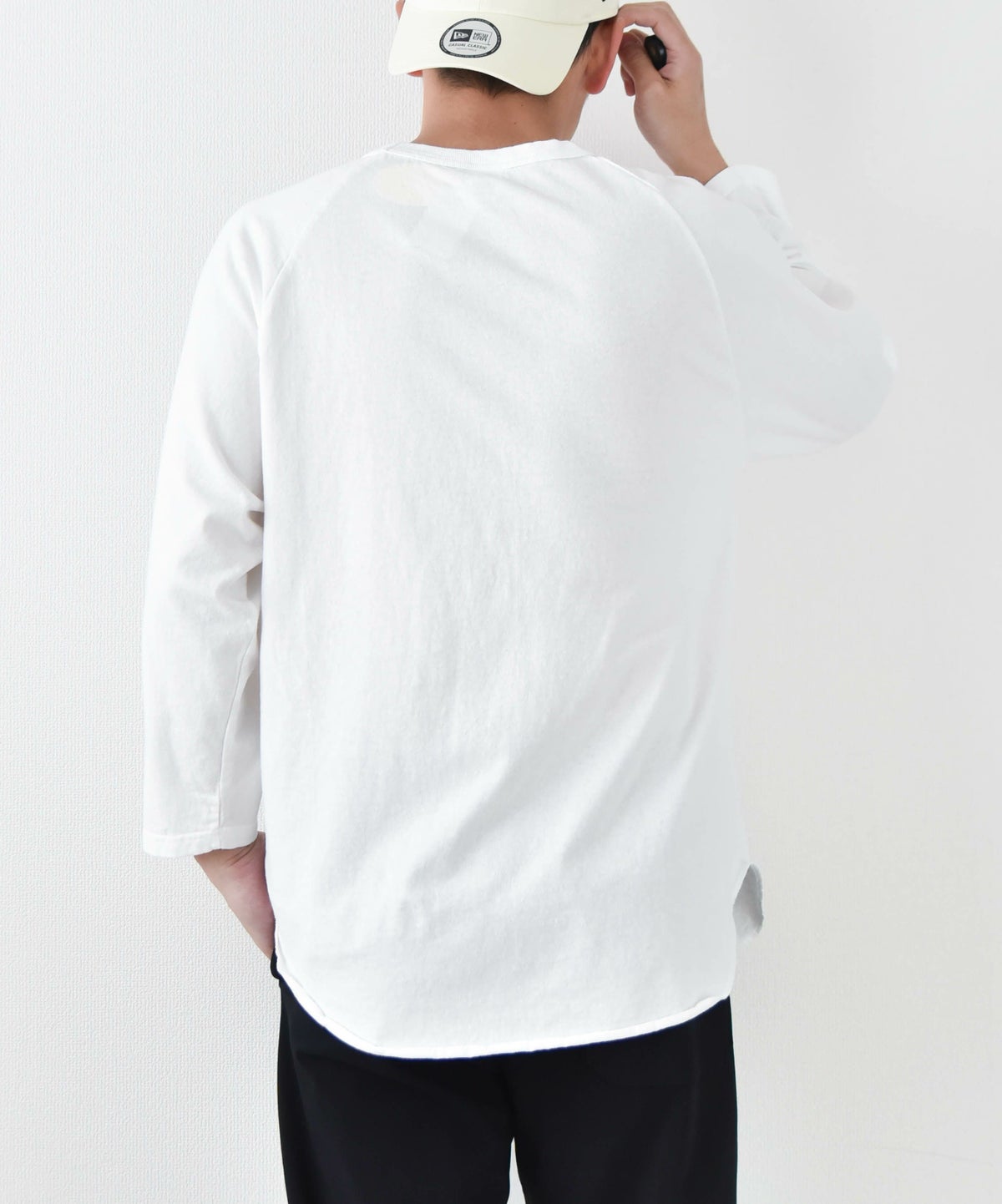 WALLA WALLA SPORT｜7分丈ベースボールTEE [[3/4 BASEBALL TEE SOLID-25SS]][D]
