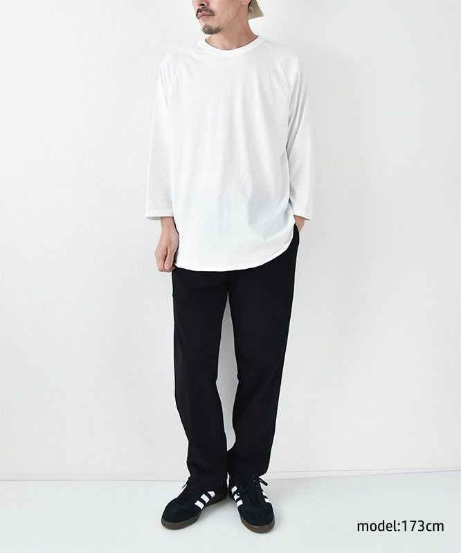 WALLA WALLA SPORT｜7分丈ベースボールTEE [[3/4 BASEBALL TEE SOLID-25SS]][D]
