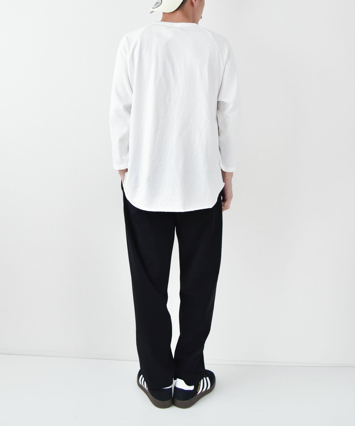 WALLA WALLA SPORT｜7分丈ベースボールTEE [[3/4 BASEBALL TEE SOLID-25SS]][D]