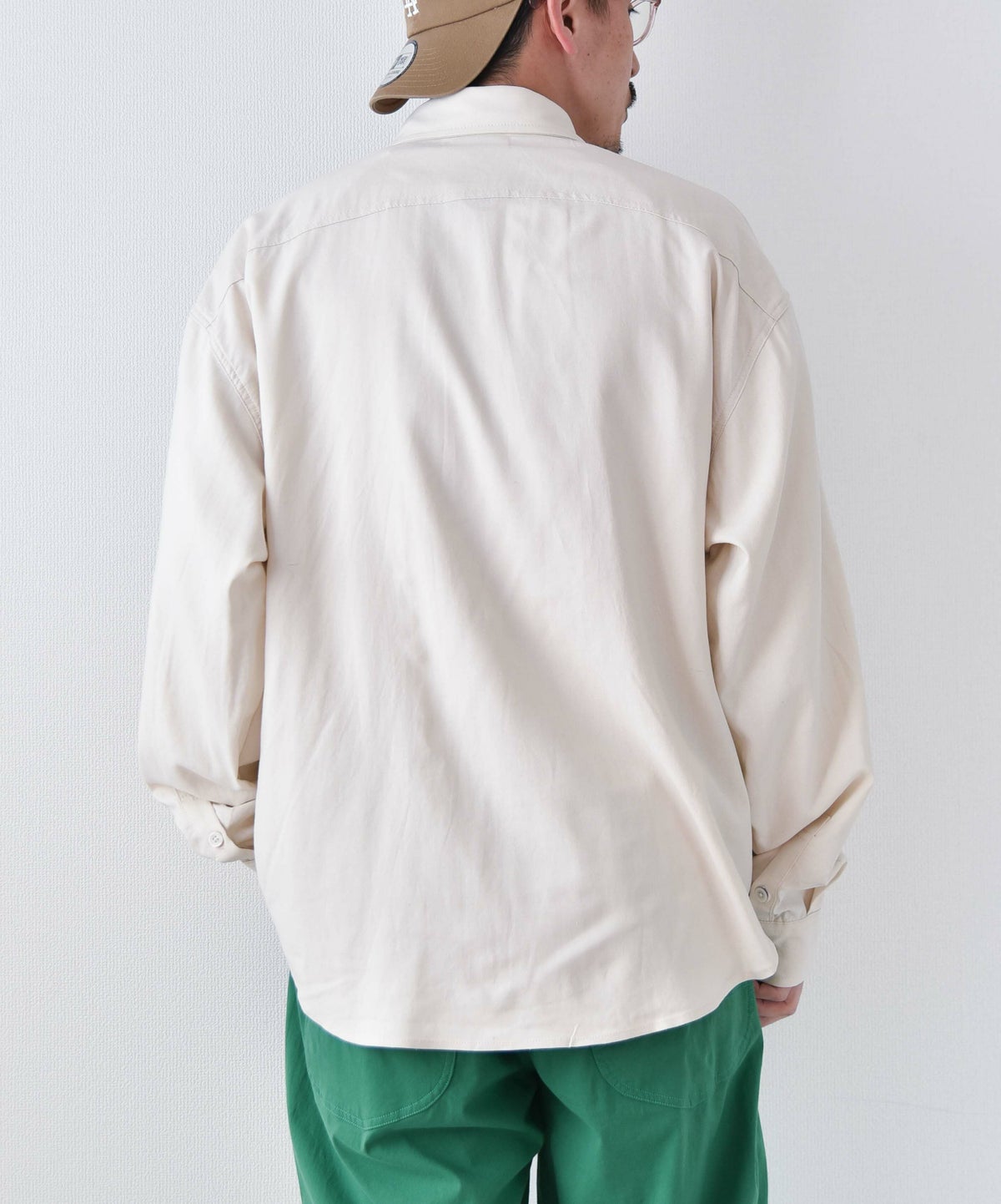 day standard｜麻レーヨン　長袖シャツ [[241911]][D]